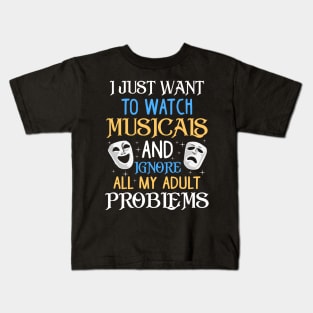 Watch Musicals Kids T-Shirt